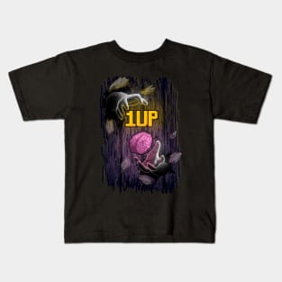 1up Brain (Version 2) Kids T-Shirt